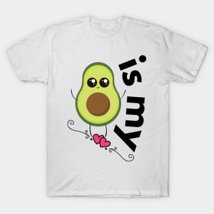 Avocado Is My Valentine T-Shirt